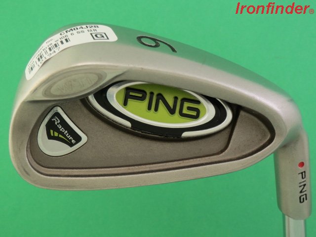 Ping Rapture WTi Single 6 Iron Steel Z-Z65 Shaft Mens Right Hand Red ...